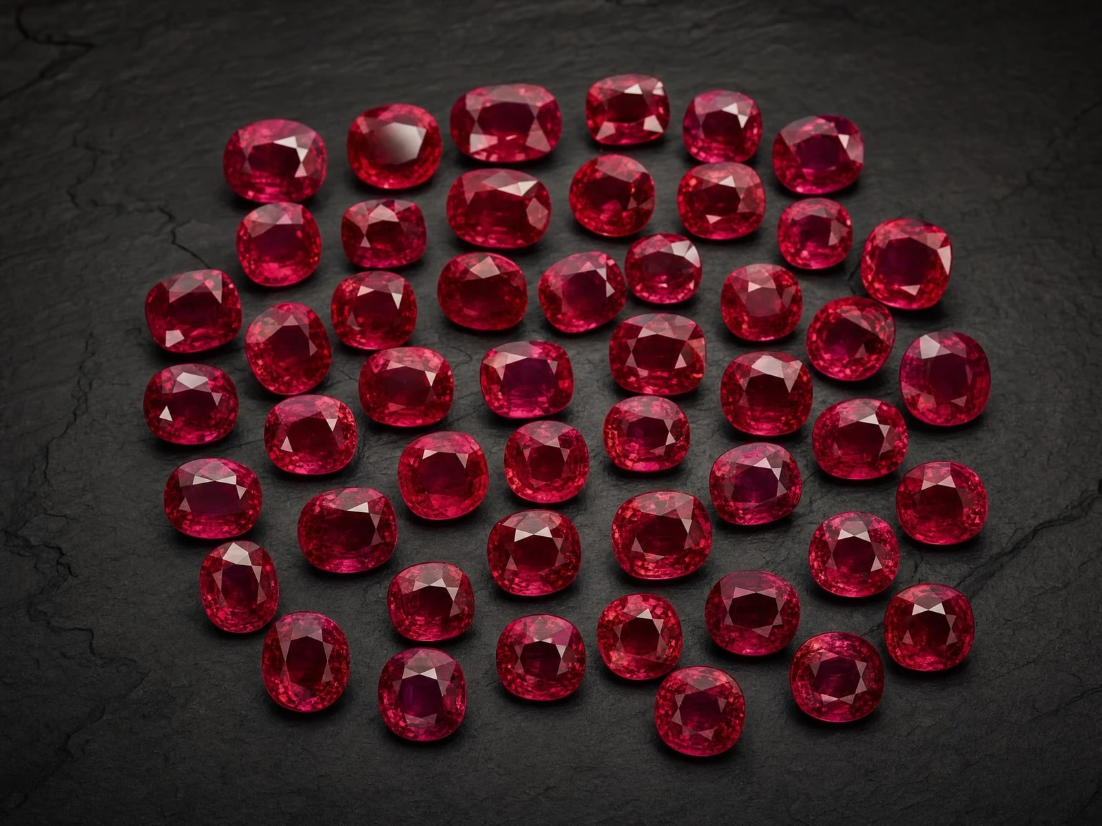 Burmese Ruby Parcel — Unheated Melee