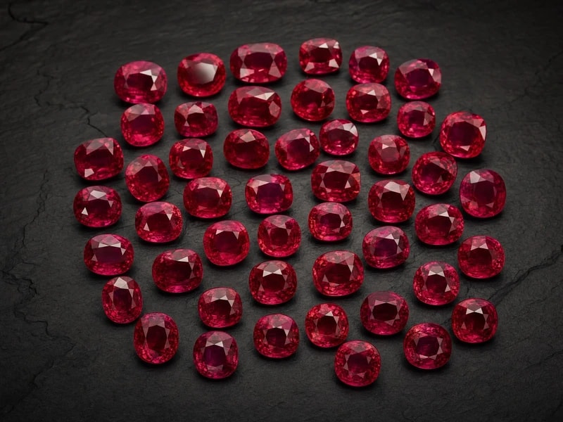 Burmese Ruby Parcel — Unheated Melee
