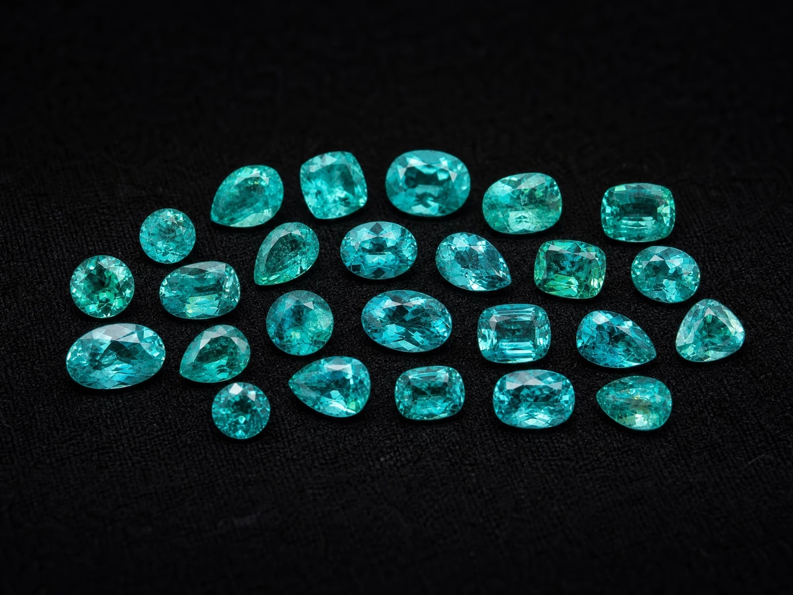 Mozambique Tourmaline Lot — Paraíba-Type