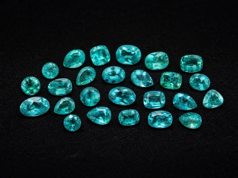 Mozambique Tourmaline Lot — Paraíba-Type