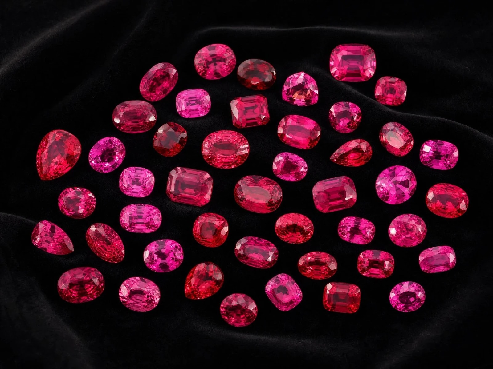 Tanzanian Spinel Parcel — Vivid Red & Pink