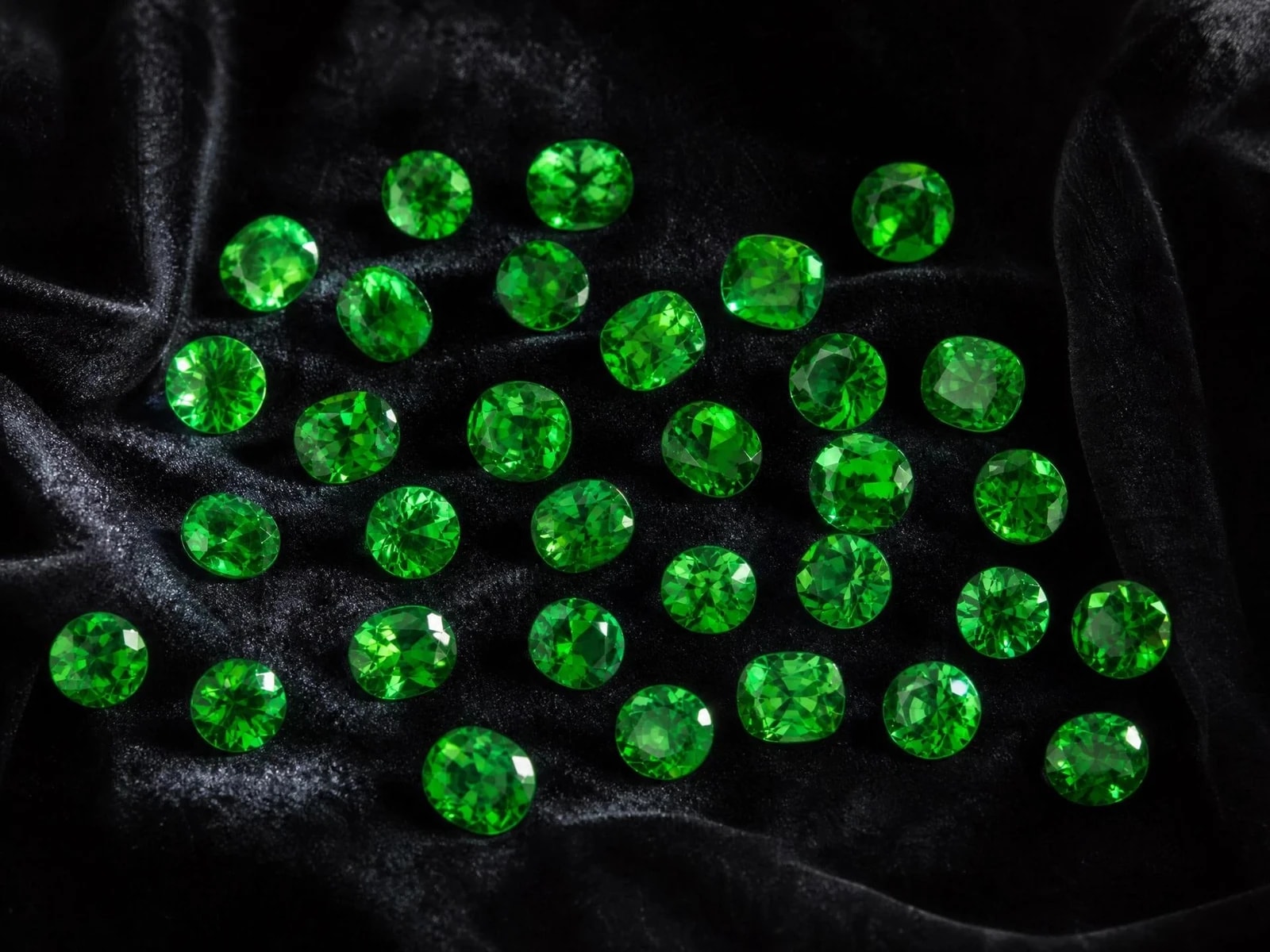 Tsavorite Garnet Parcel — Vivid Green